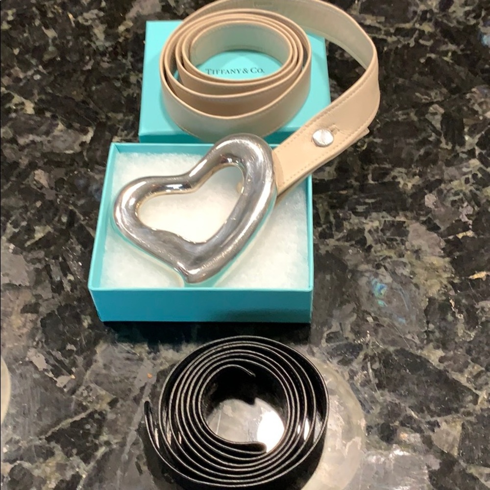 Tiffany/Elsa Peretti Heart Belt Buckle w/ Belts